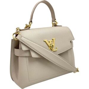 Louis Vuitton Lockme Ever 2way Shoulder Bag Greige Beige